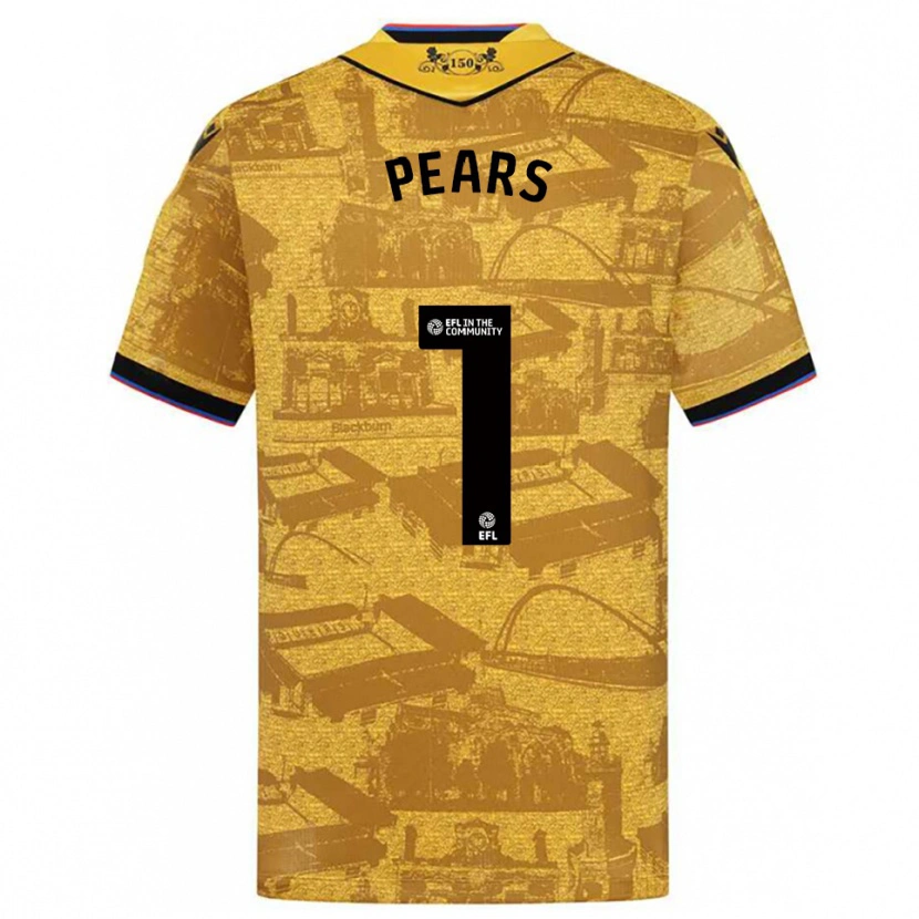 Danxen Dames Aynsley Pears #1 Goud Zwart Uitshirt Uittenue 2025/26 T-Shirt België