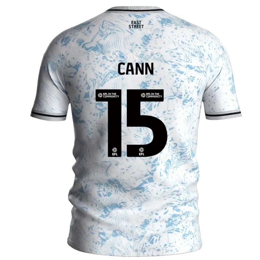 Danxen Dames Ethan Cann #15 Wit Hemelsblauw Uitshirt Uittenue 2025/26 T-Shirt België