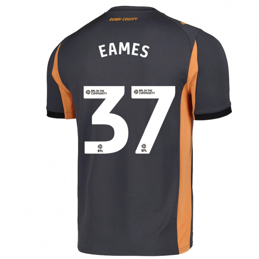 Danxen Dames Owen Eames #37 Grijs Oranje Zwart Uitshirt Uittenue 2025/26 T-Shirt België