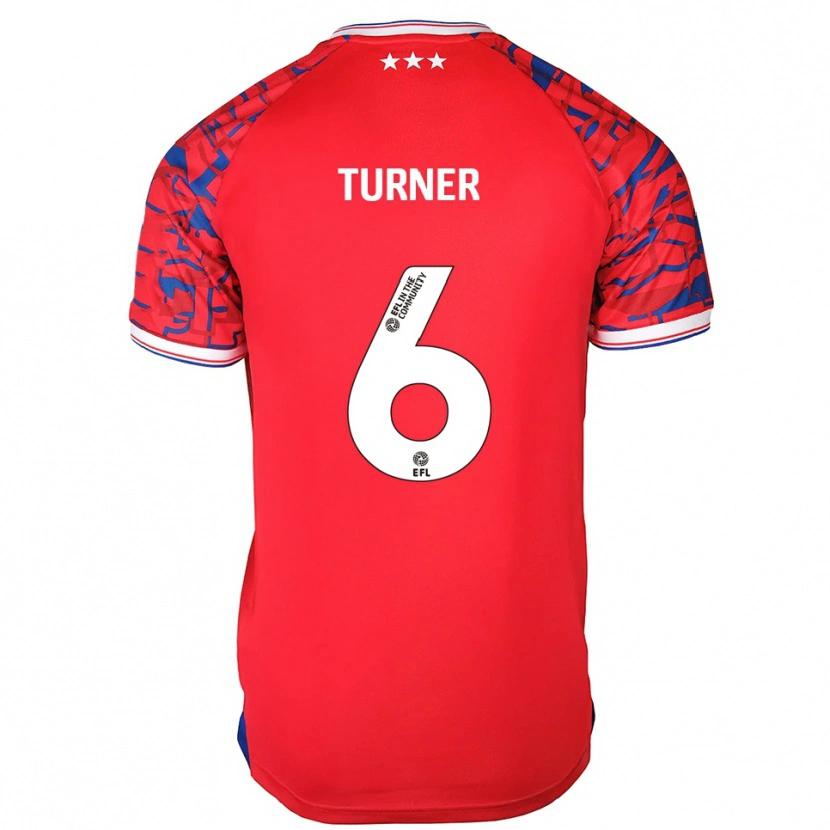 Danxen Dames Steven Turner #6 Rood Blauw Uitshirt Uittenue 2025/26 T-Shirt België