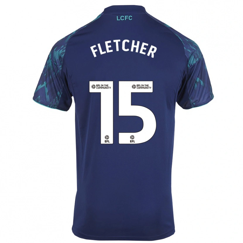Danxen Dames Jake Fletcher #15 Marine Groen Wit Uitshirt Uittenue 2025/26 T-Shirt België