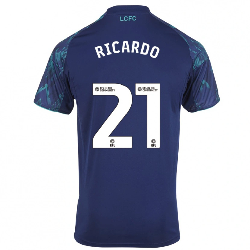 Danxen Dames Ricardo Pereira #21 Marine Groen Wit Uitshirt Uittenue 2025/26 T-Shirt België