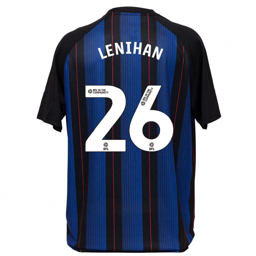 Danxen Dames Darragh Lenihan #26 Blauw Zwart Uitshirt Uittenue 2025/26 T-Shirt België
