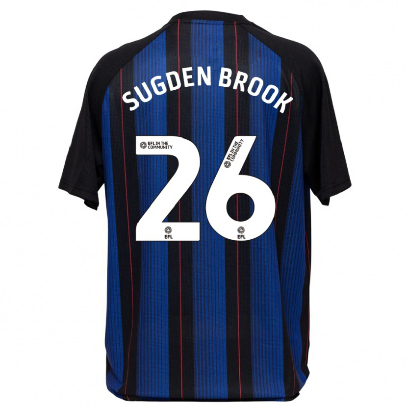 Danxen Dames Darcie Sugden-Brook #26 Blauw Zwart Uitshirt Uittenue 2025/26 T-Shirt België