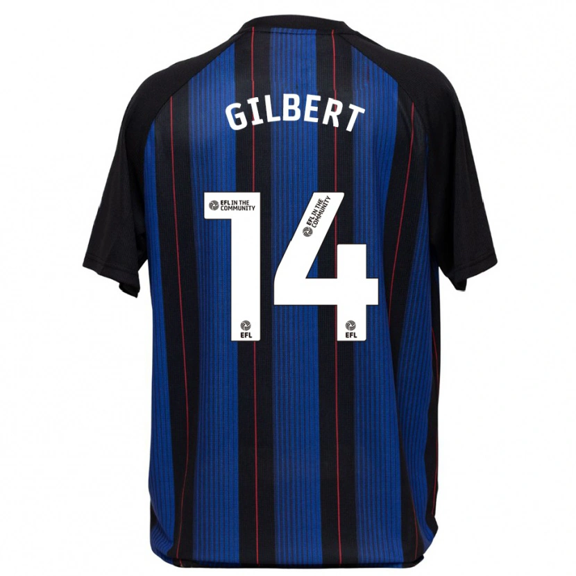 Danxen Dames Alex Gilbert #14 Blauw Zwart Uitshirt Uittenue 2025/26 T-Shirt België