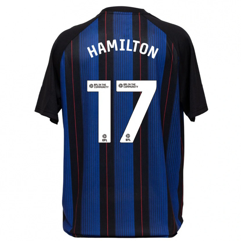Danxen Dames Micah Hamilton #17 Blauw Zwart Uitshirt Uittenue 2025/26 T-Shirt België