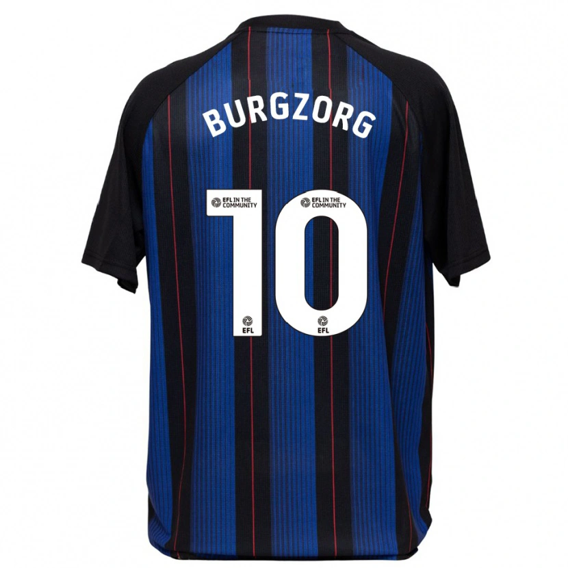 Danxen Dames Delano Burgzorg #10 Blauw Zwart Uitshirt Uittenue 2025/26 T-Shirt België