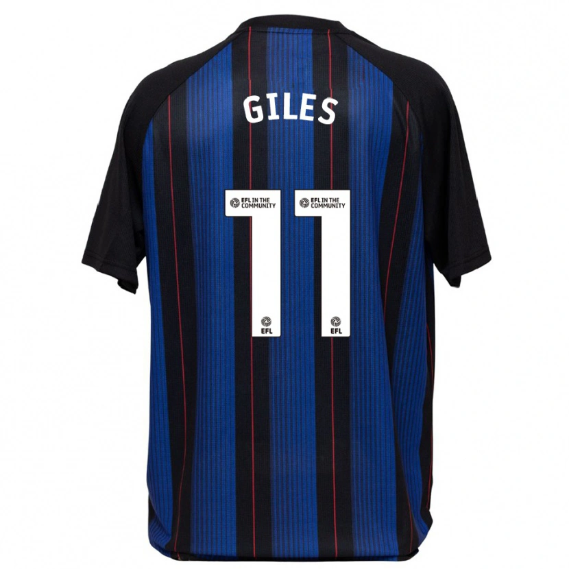 Danxen Dames Leanna Giles #11 Blauw Zwart Uitshirt Uittenue 2025/26 T-Shirt België