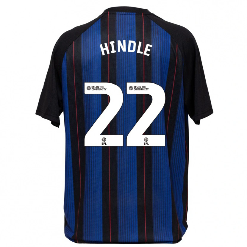 Danxen Dames Rachel Hindle #22 Blauw Zwart Uitshirt Uittenue 2025/26 T-Shirt België
