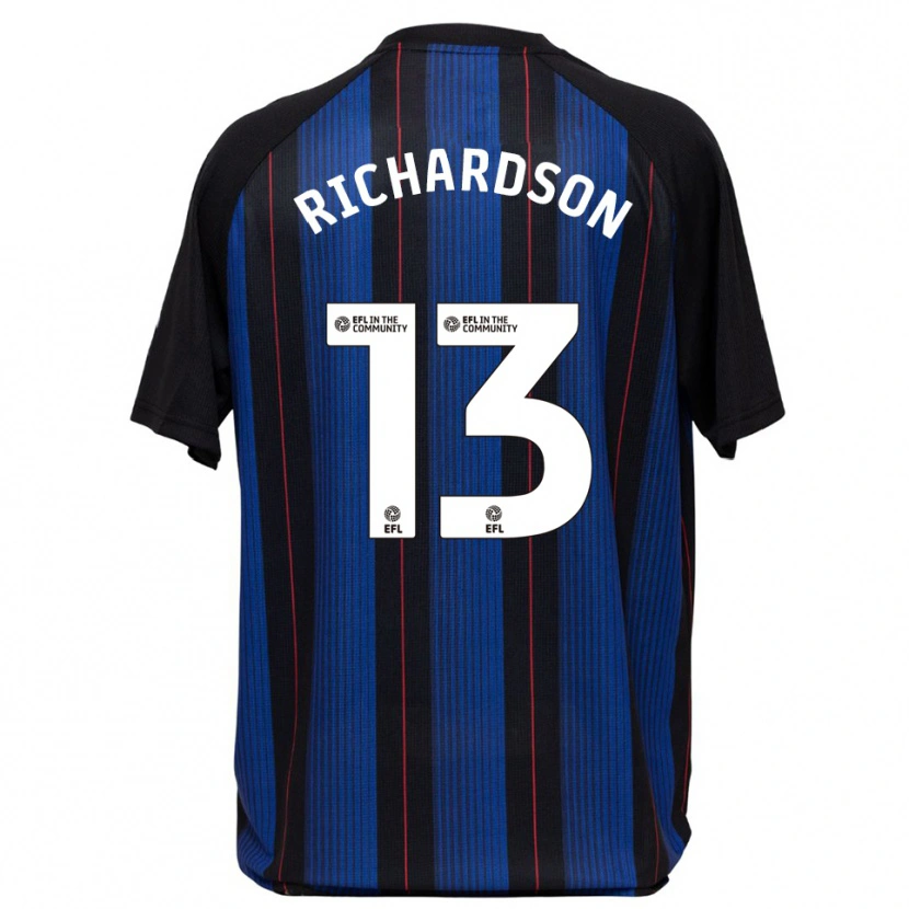 Danxen Dames Joseph Richardson #13 Blauw Zwart Uitshirt Uittenue 2025/26 T-Shirt België