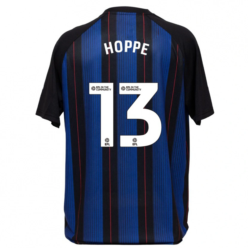Danxen Dames Matthew Hoppe #13 Blauw Zwart Uitshirt Uittenue 2025/26 T-Shirt België