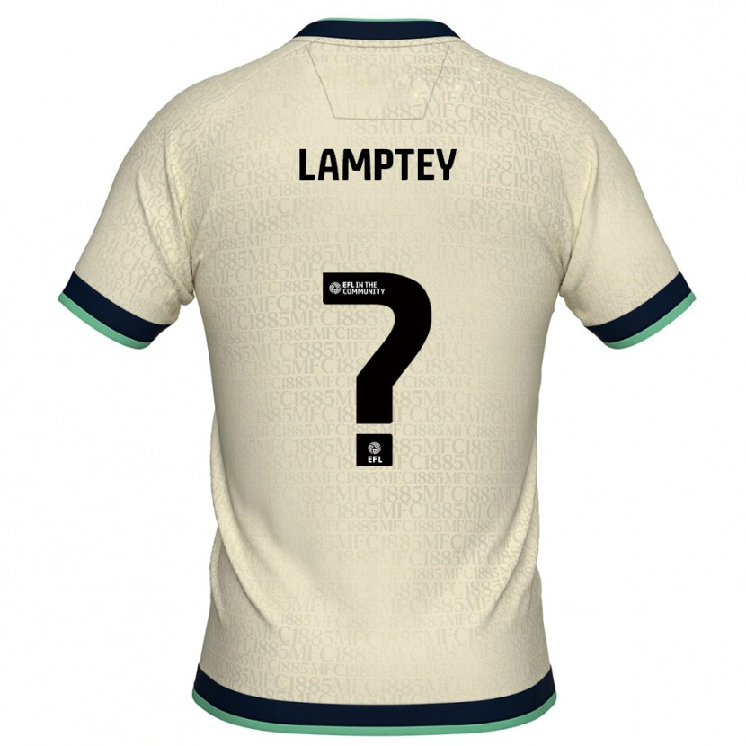 Danxen Dames Rafiq Lamptey #0 Champagne Marine Uitshirt Uittenue 2025/26 T-Shirt België