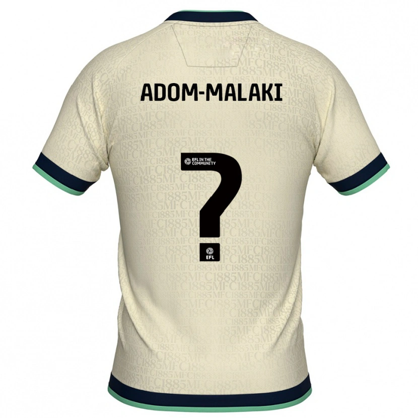 Danxen Dames Nino Adom-Malaki #0 Champagne Marine Uitshirt Uittenue 2025/26 T-Shirt België