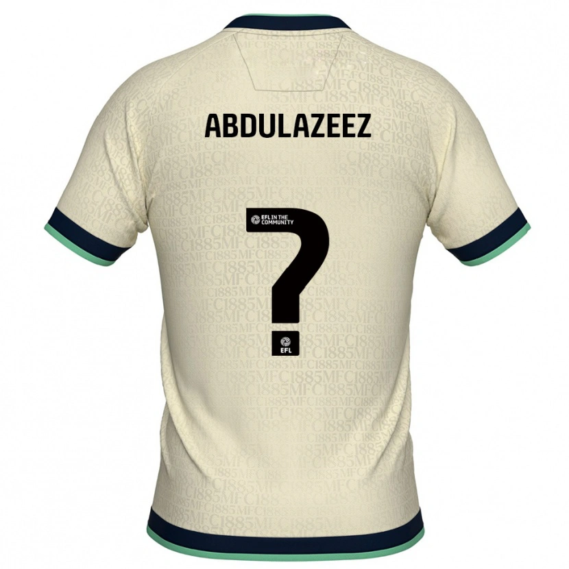 Danxen Dames Abdulahi Abdulazeez #0 Champagne Marine Uitshirt Uittenue 2025/26 T-Shirt België
