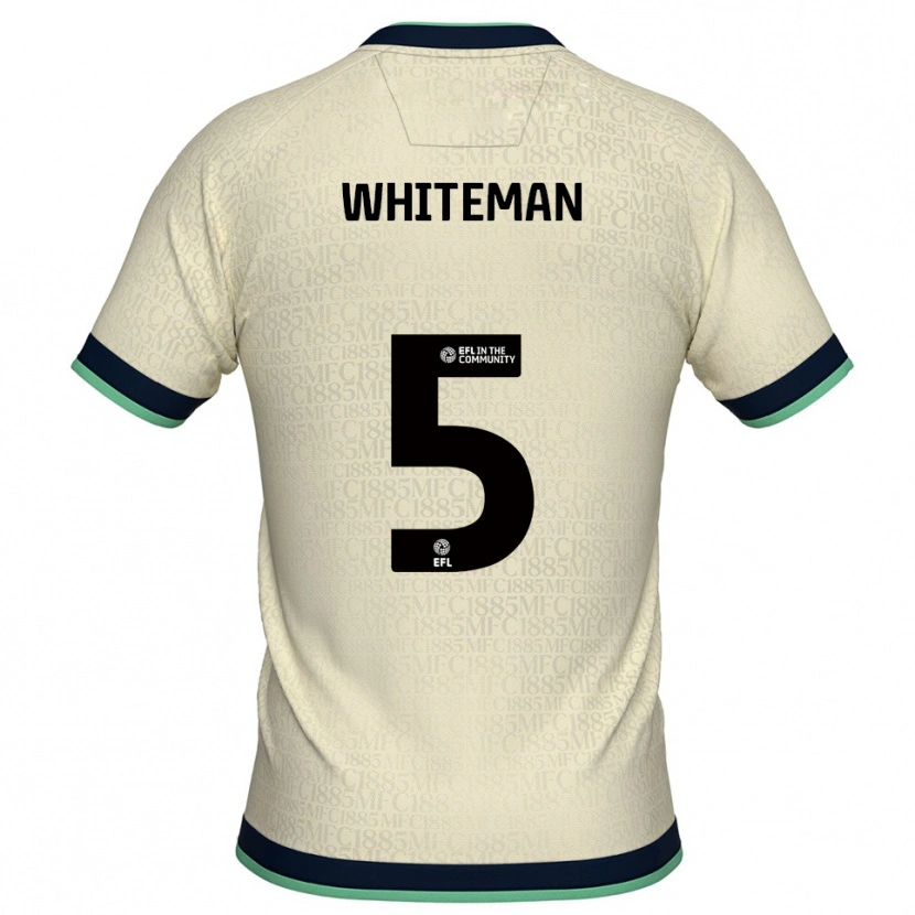 Danxen Dames Harvey Whiteman #5 Champagne Marine Uitshirt Uittenue 2025/26 T-Shirt België