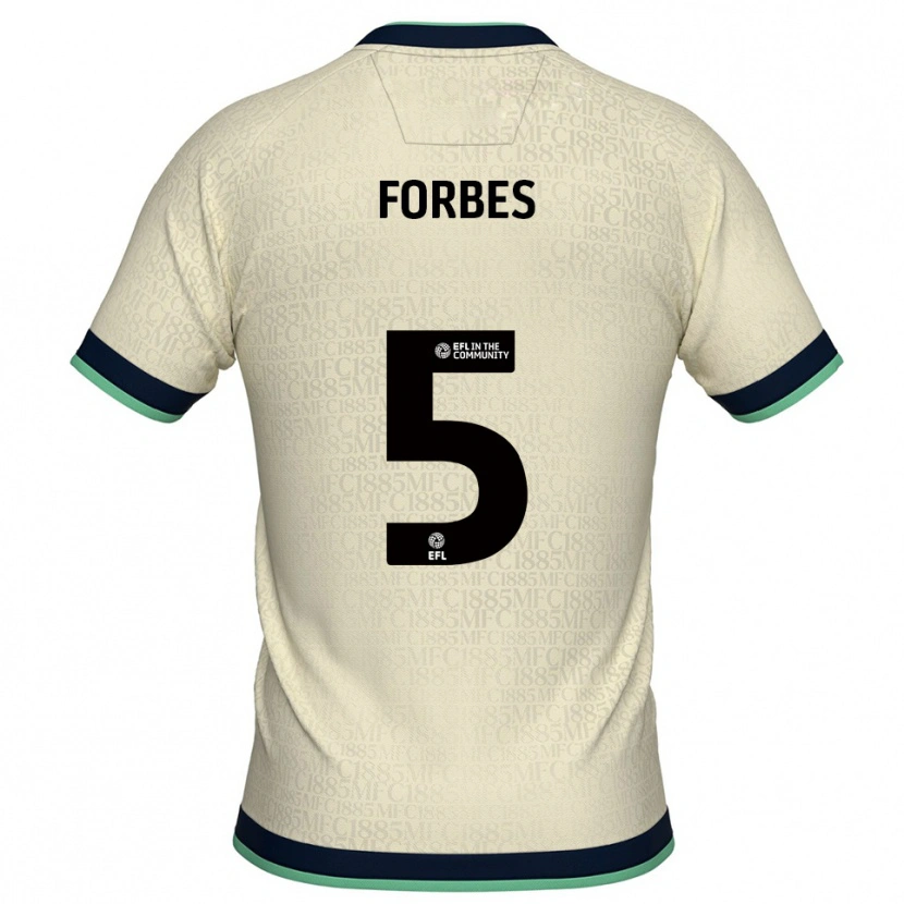 Danxen Dames Dean Forbes #5 Champagne Marine Uitshirt Uittenue 2025/26 T-Shirt België