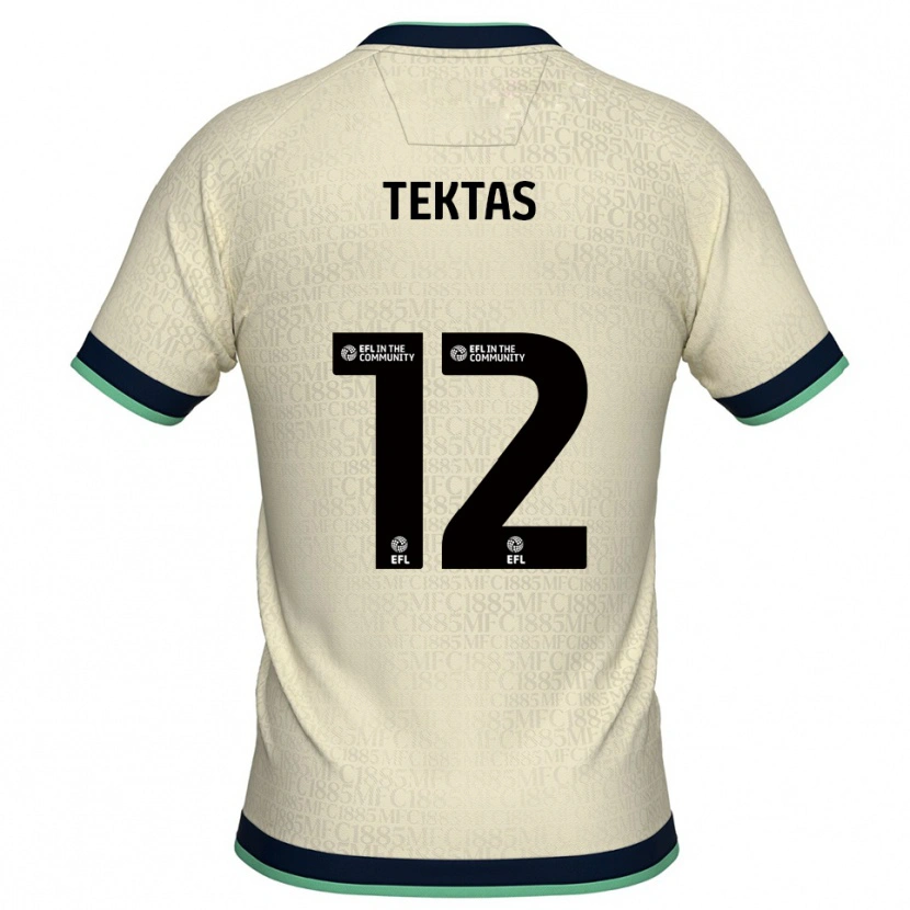 Danxen Dames Jayden Tektas #12 Champagne Marine Uitshirt Uittenue 2025/26 T-Shirt België