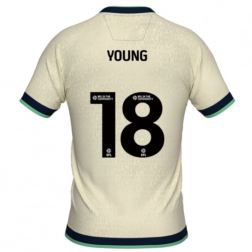 Danxen Dames Michelle Young #18 Champagne Marine Uitshirt Uittenue 2025/26 T-Shirt België