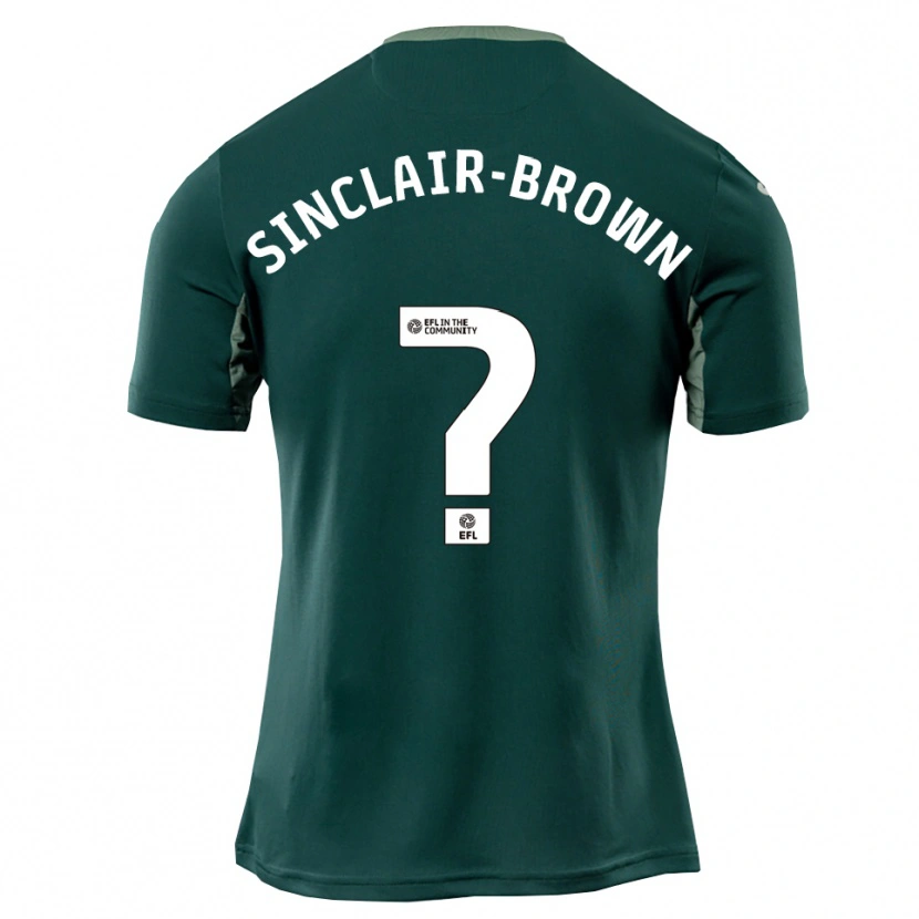 Danxen Dames Jeremiah Sinclair-Brown #0 Groen Wit Paars Uitshirt Uittenue 2025/26 T-Shirt België