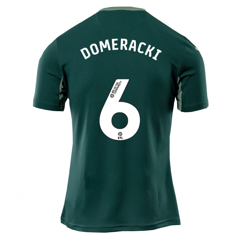 Danxen Dames Alan Domeracki #6 Groen Wit Paars Uitshirt Uittenue 2025/26 T-Shirt België