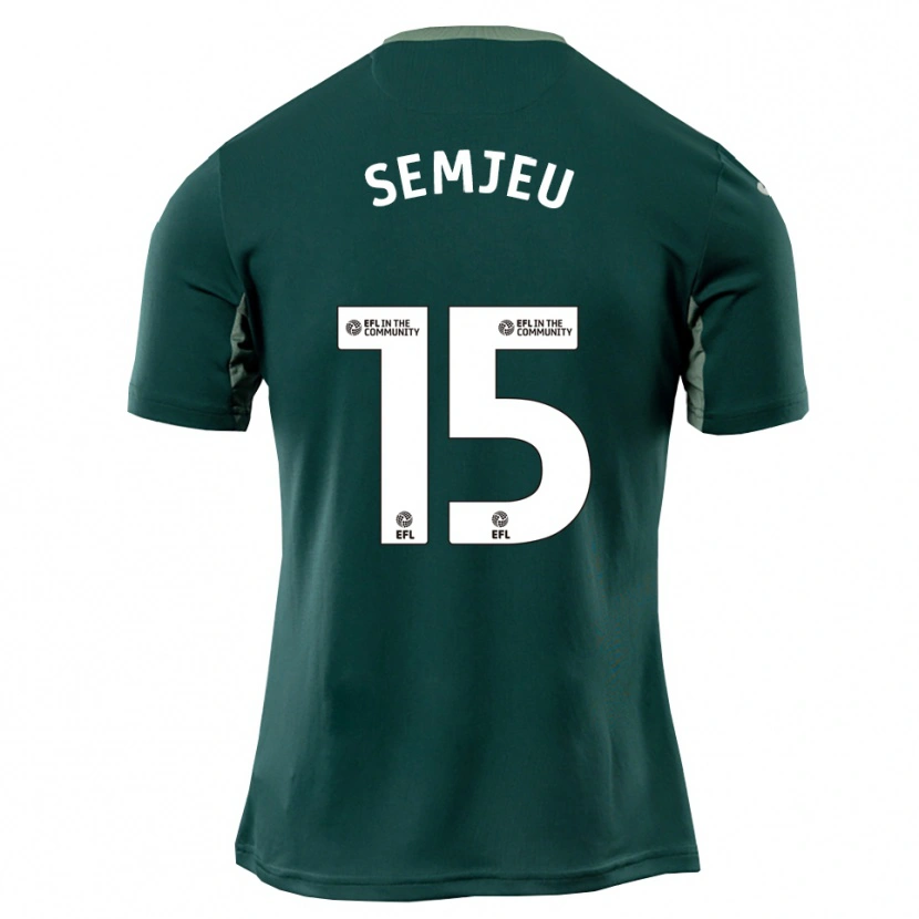 Danxen Dames Dylan Semjeu #15 Groen Wit Paars Uitshirt Uittenue 2025/26 T-Shirt België