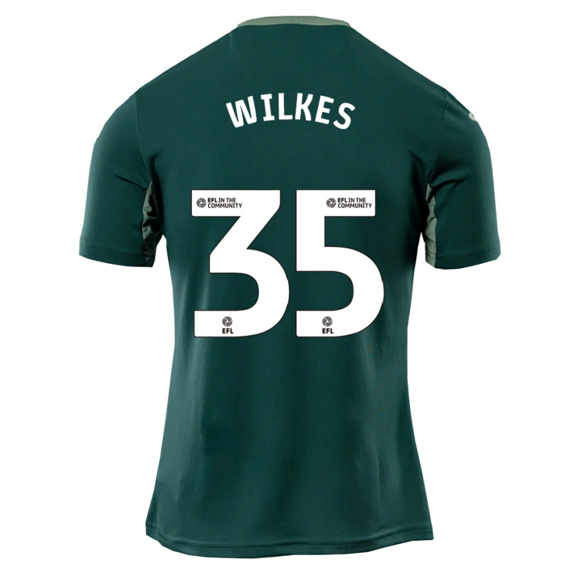 Danxen Dames Reece Wilkes #35 Groen Wit Paars Uitshirt Uittenue 2025/26 T-Shirt België
