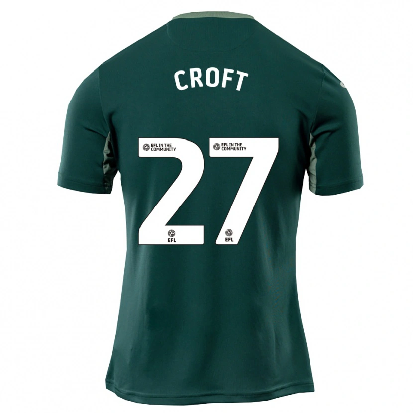 Danxen Dames Mary Croft #27 Groen Wit Paars Uitshirt Uittenue 2025/26 T-Shirt België