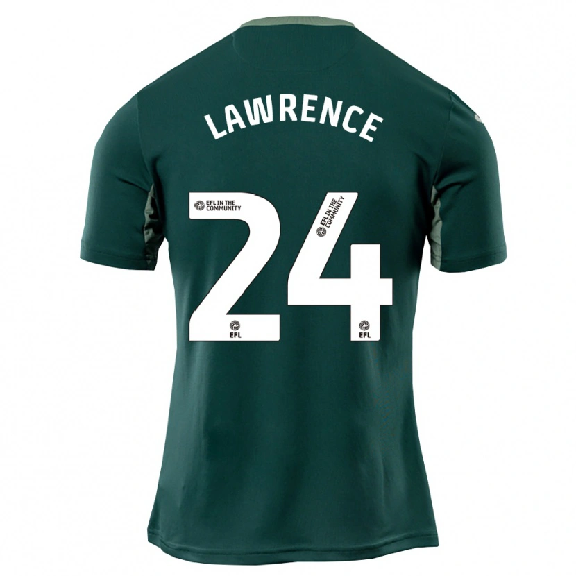 Danxen Dames Rachel Lawrence #24 Groen Wit Paars Uitshirt Uittenue 2025/26 T-Shirt België