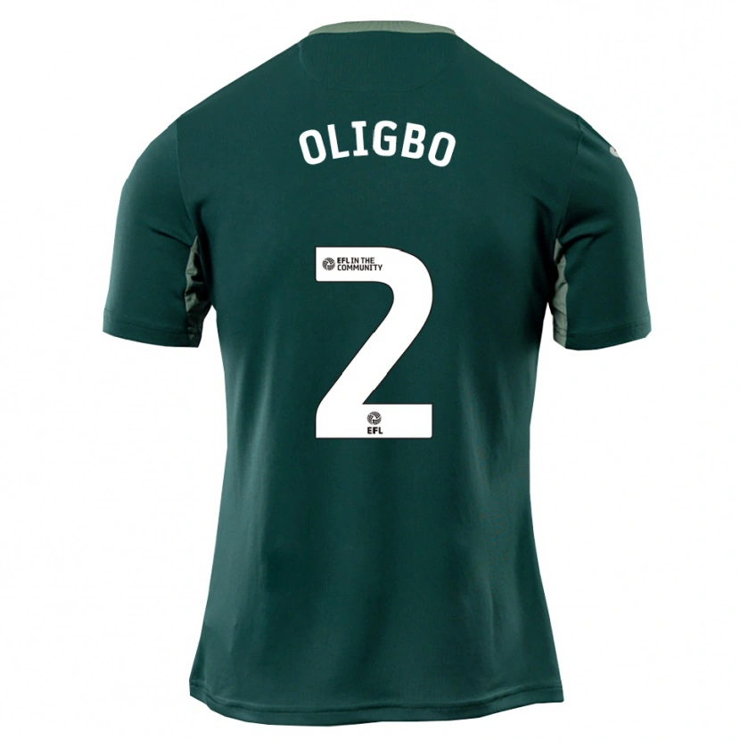 Danxen Dames Finlay Oligbo #2 Groen Wit Paars Uitshirt Uittenue 2025/26 T-Shirt België