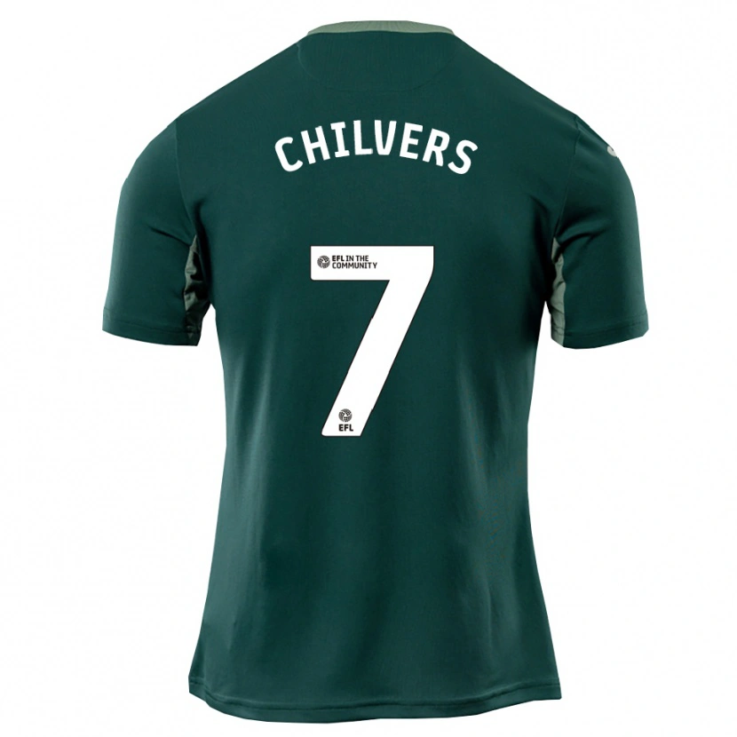Danxen Dames Toby Chilvers #7 Groen Wit Paars Uitshirt Uittenue 2025/26 T-Shirt België