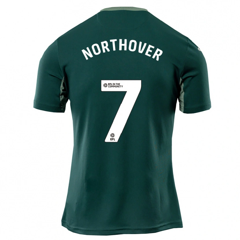 Danxen Dames Foden Northover #7 Groen Wit Paars Uitshirt Uittenue 2025/26 T-Shirt België
