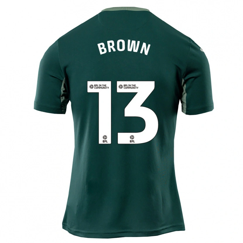Danxen Dames Mason Brown #13 Groen Wit Paars Uitshirt Uittenue 2025/26 T-Shirt België