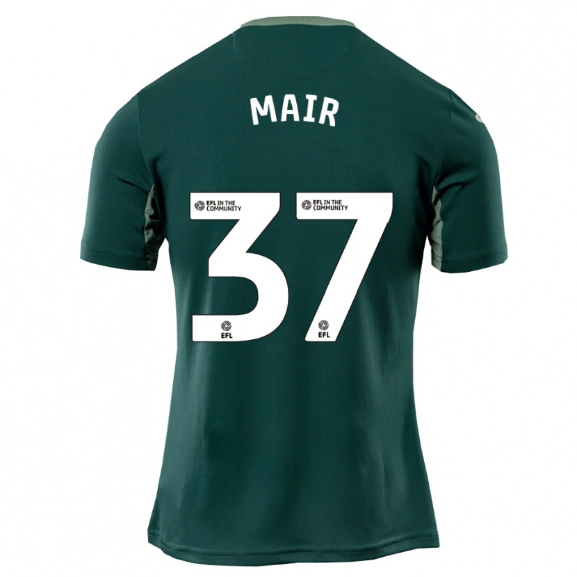 Danxen Dames Archie Mair #37 Groen Wit Paars Uitshirt Uittenue 2025/26 T-Shirt België