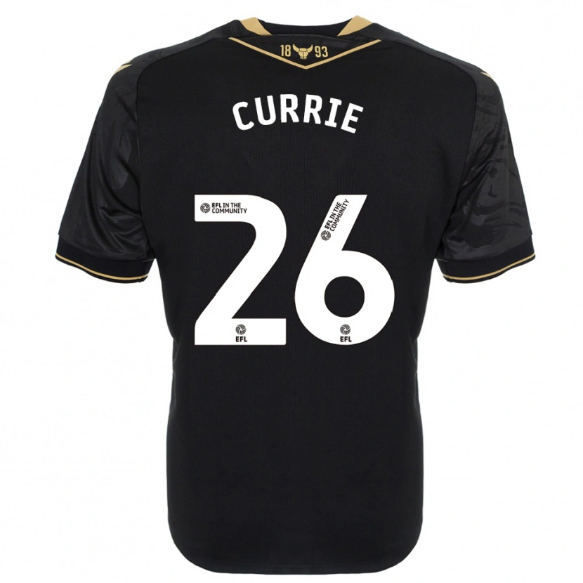 Danxen Dames Jack Currie #26 Zwart Goud Uitshirt Uittenue 2025/26 T-Shirt België