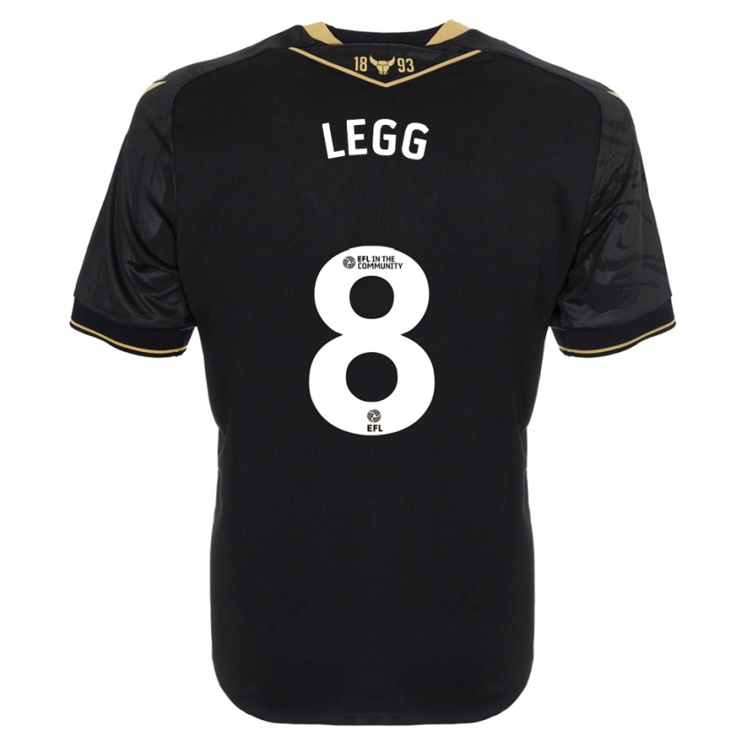 Danxen Dames Jenna Legg #8 Zwart Goud Uitshirt Uittenue 2025/26 T-Shirt België