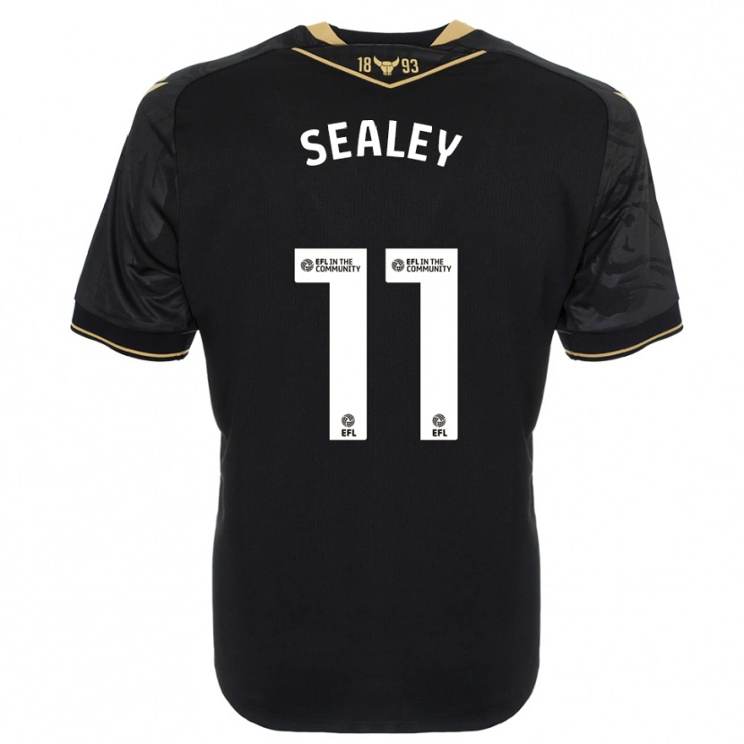 Danxen Dames Ruby Sealey #11 Zwart Goud Uitshirt Uittenue 2025/26 T-Shirt België
