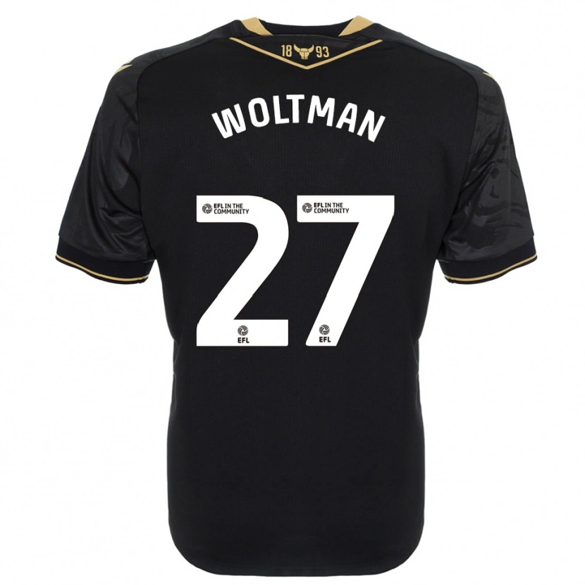Danxen Dames Max Woltman #27 Zwart Goud Uitshirt Uittenue 2025/26 T-Shirt België