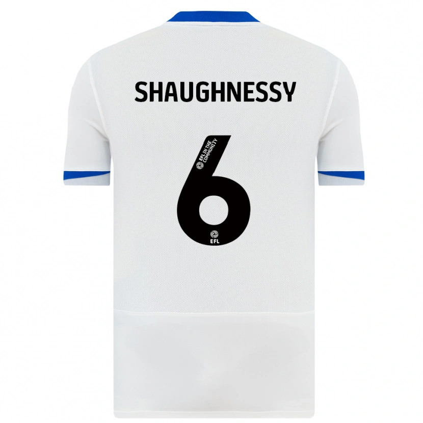 Danxen Dames Conor Shaughnessy #6 Wit Zwart Uitshirt Uittenue 2025/26 T-Shirt België