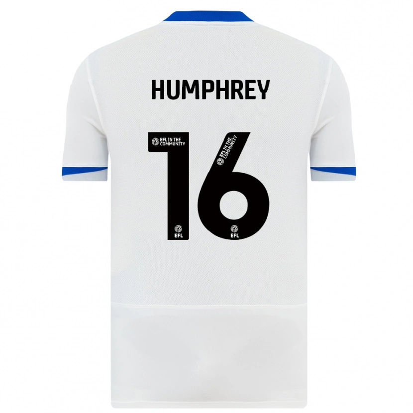 Danxen Dames Ella Humphrey #16 Wit Zwart Uitshirt Uittenue 2025/26 T-Shirt België