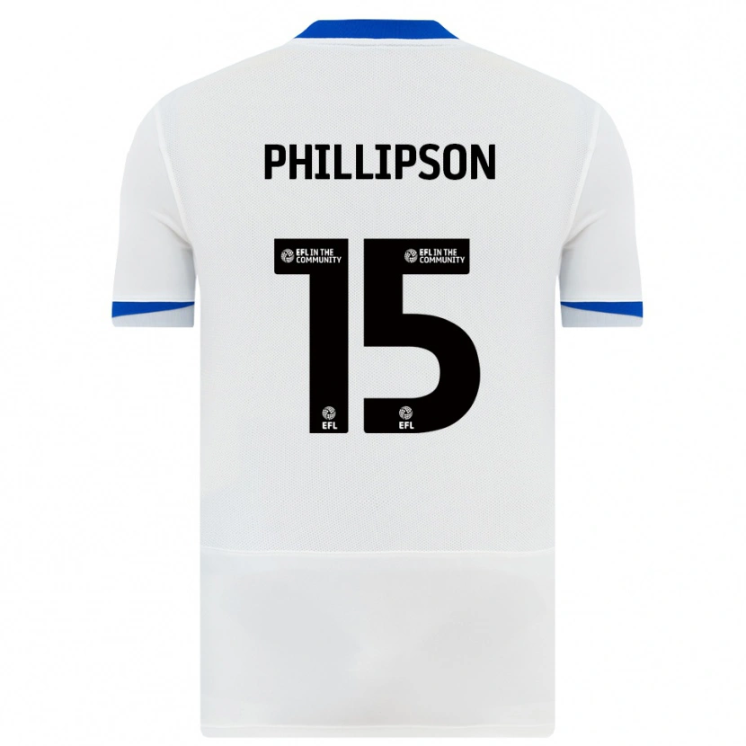 Danxen Dames Ben Phillipson #15 Wit Zwart Uitshirt Uittenue 2025/26 T-Shirt België