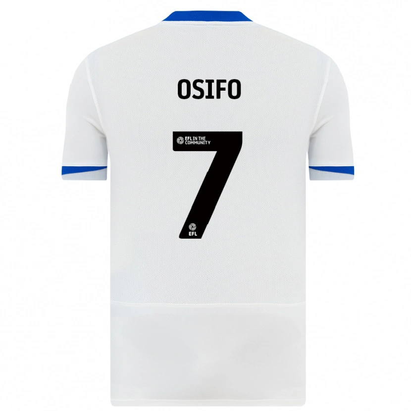 Danxen Dames Jermaine Osifo #7 Wit Zwart Uitshirt Uittenue 2025/26 T-Shirt België
