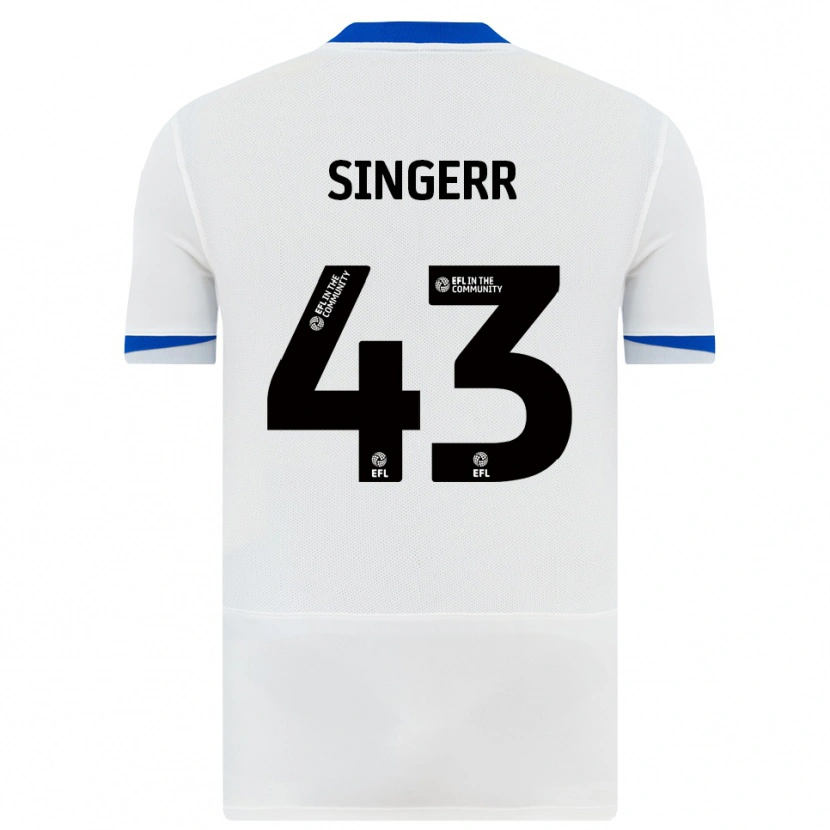Danxen Dames Olutayo Singerr #43 Wit Zwart Uitshirt Uittenue 2025/26 T-Shirt België