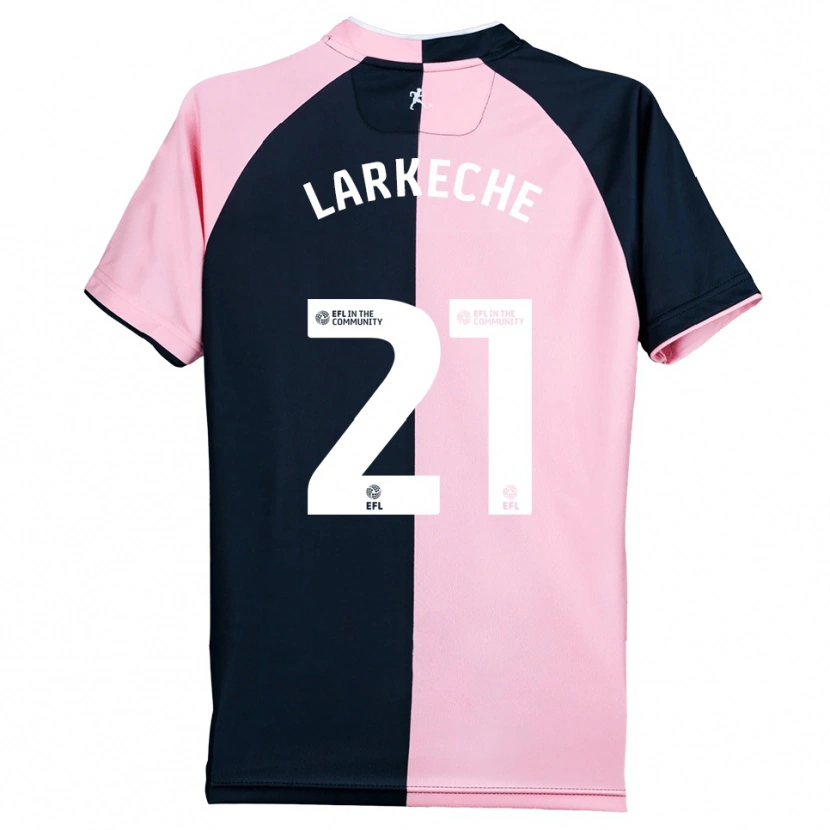 Danxen Dames Ziyad Larkeche #21 Roze Zwart Uitshirt Uittenue 2025/26 T-Shirt België