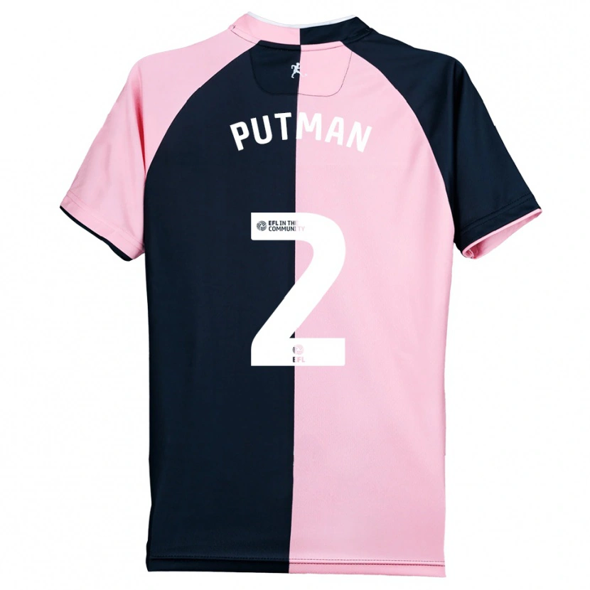 Danxen Dames Jaiden Putman #2 Roze Zwart Uitshirt Uittenue 2025/26 T-Shirt België