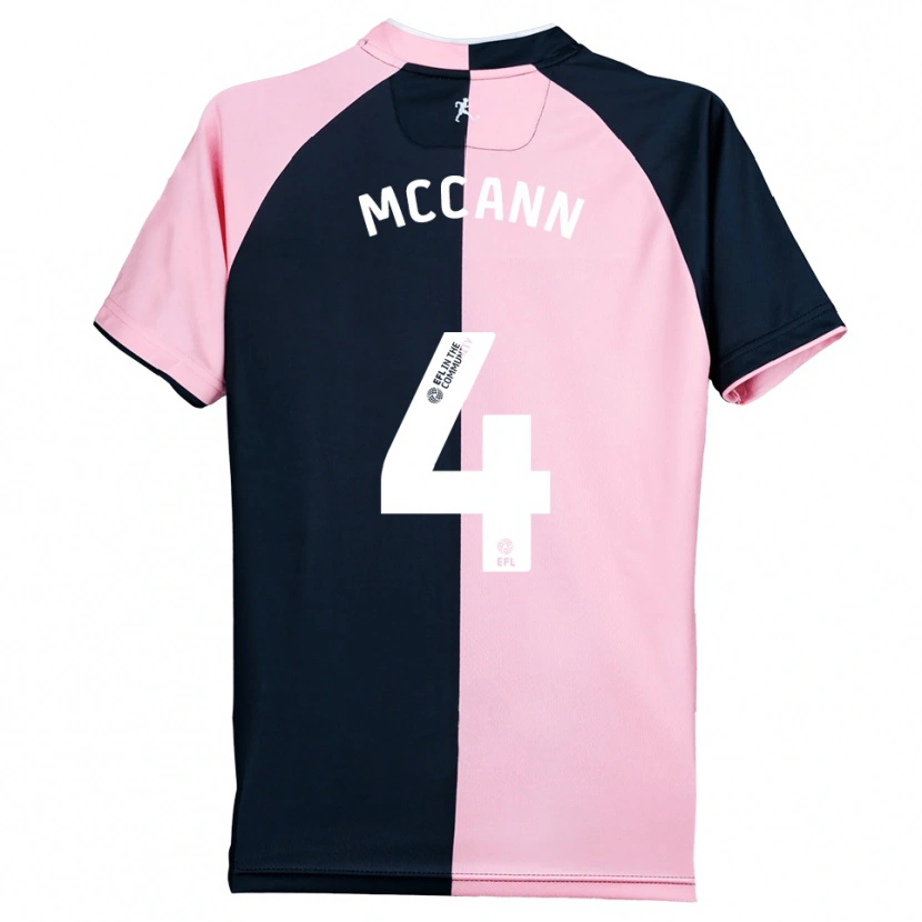 Danxen Dames Noah Mccann #4 Roze Zwart Uitshirt Uittenue 2025/26 T-Shirt België