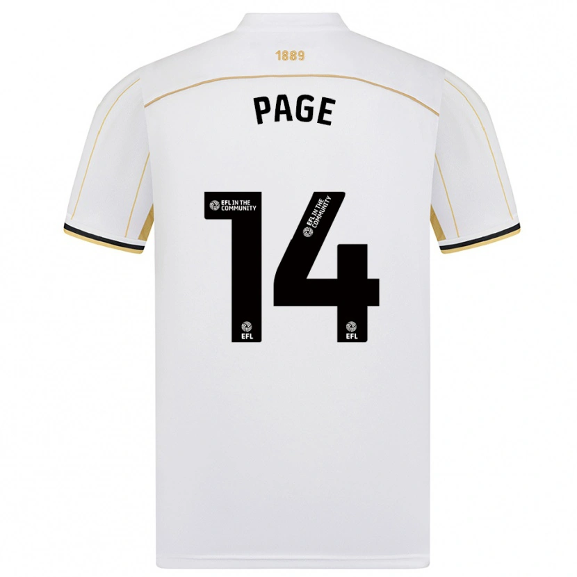 Danxen Dames Olivia Jane Page #14 Wit Goud Uitshirt Uittenue 2025/26 T-Shirt België