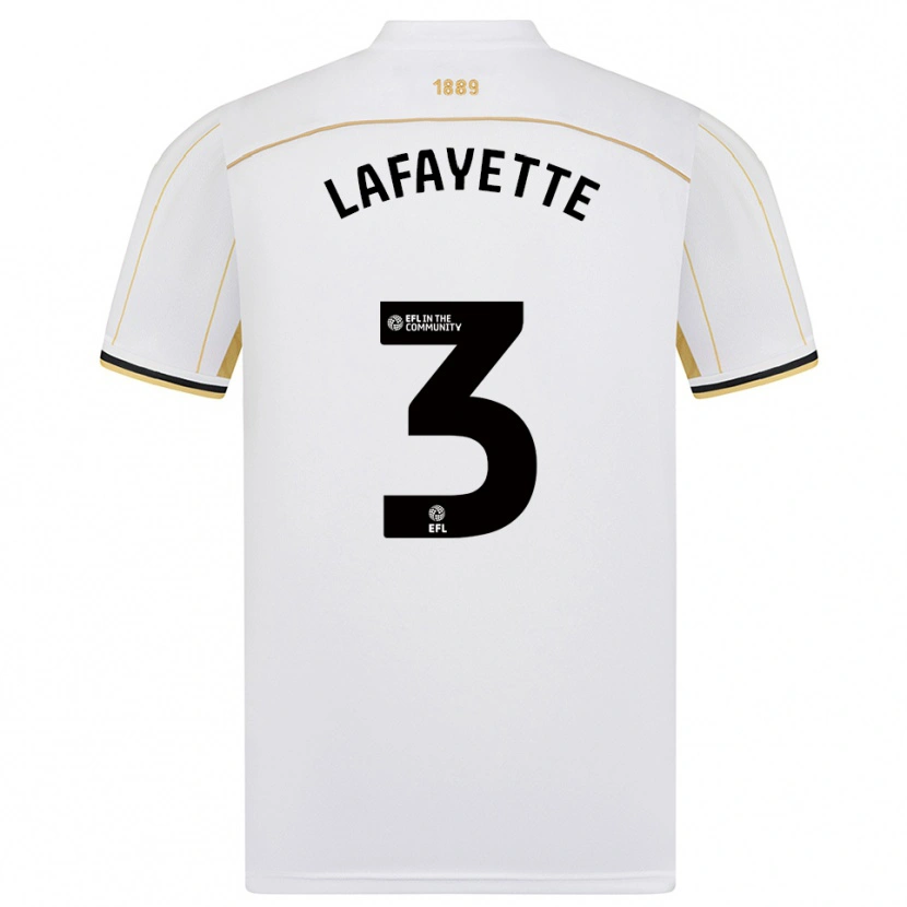 Danxen Dames Abbie Lafayette #3 Wit Goud Uitshirt Uittenue 2025/26 T-Shirt België