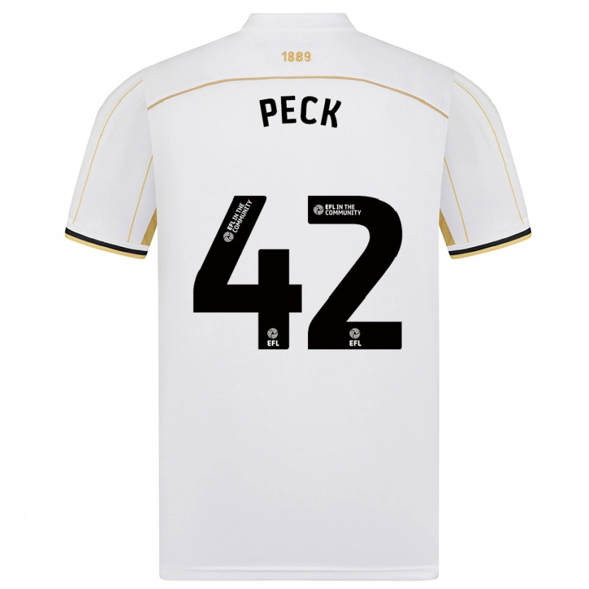 Danxen Dames Sydie Peck #42 Wit Goud Uitshirt Uittenue 2025/26 T-Shirt België