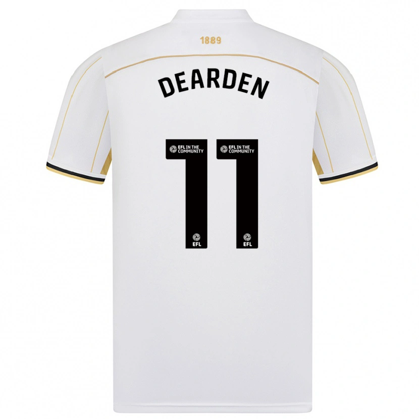 Danxen Dames Tom Dearden #11 Wit Goud Uitshirt Uittenue 2025/26 T-Shirt België