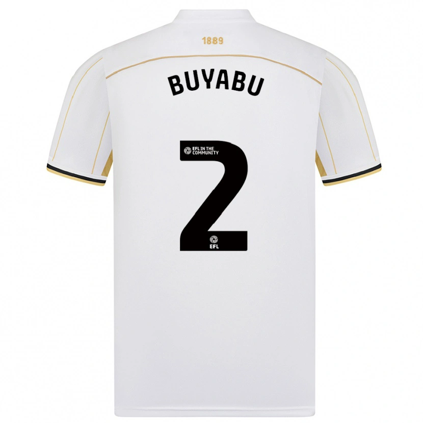 Danxen Dames Jili Buyabu #2 Wit Goud Uitshirt Uittenue 2025/26 T-Shirt België